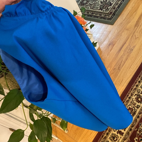 J.Crew Sleeveless Top Blouse XS Lined With FLAWS Blue - Picture 14 of 17